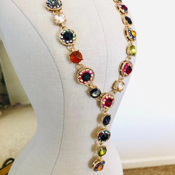 Vintage Crystal Rhinestone Necklace - Picture 11 of 12